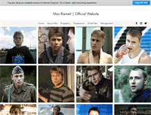 Tablet Screenshot of maxriemelt.com